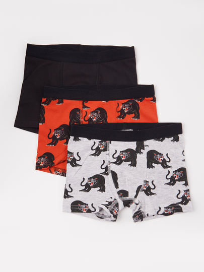 3-pack med boxershorts med tryck