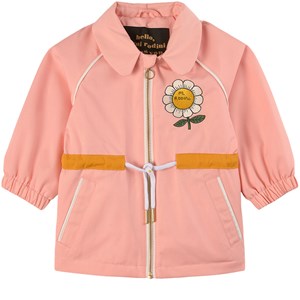 Mini Rodini Mr Flower Jacka Rosa 80/86 cm