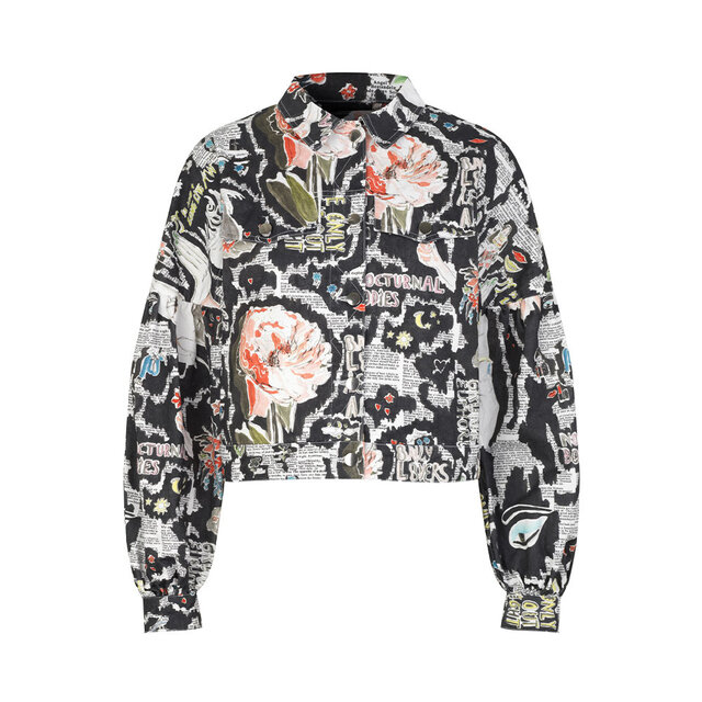 Lyric, 1283 Printed Gabardine