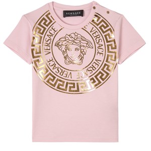 Versace Medusa Print T-shirt Rosa 24 mån
