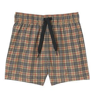 Burberry Kameron Check Badbyxor Beige/Black 6 mån