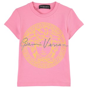 Versace Medusa Print T-shirt Rosa 4 år