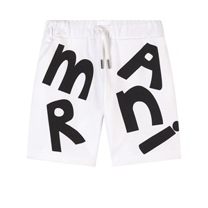 Marni Logo Mjukisshorts Vita 4 år