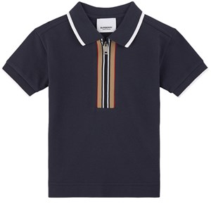 Burberry Icon Stripe Pikétröja Midnight 18 mån