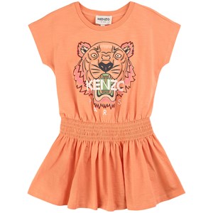 Kenzo Tiger Klänning Korallröd 3 år