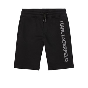 Karl Lagerfeld Kids Logo Mjukisshorts Svart 4 år