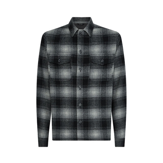 Cotton Check Overshirt