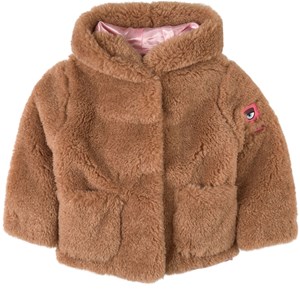Monnalisa Chiara Ferragni Eyelike Teddy Jacka Brun 4 år
