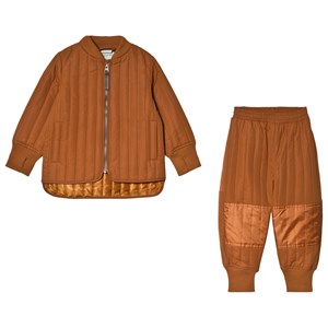 En Fant 2-delat Ink Termisk Uppsättning Leather Brown 80 cm (9-12 mån)