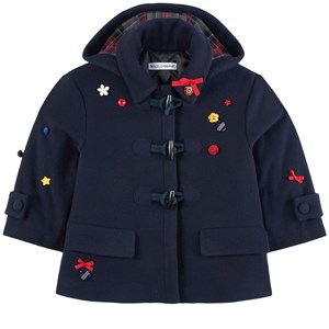 Dolce & Gabbana Floral Applique Kappa Marinblå 10 år