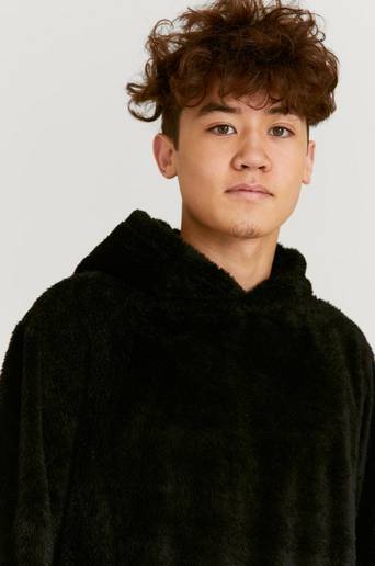 Studio Total Hoodie Teddy Hoodie Svart