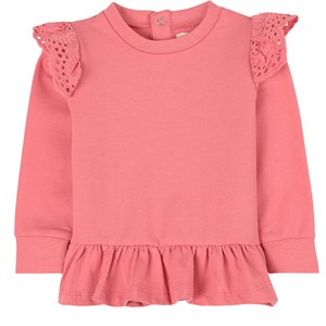 Creamie Ruffle Tröja Chateau Rose 80 cm