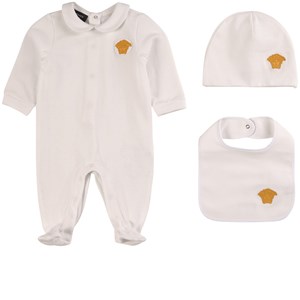 Versace 3-delat Medusa Baby-set Vitt 0-3 mån