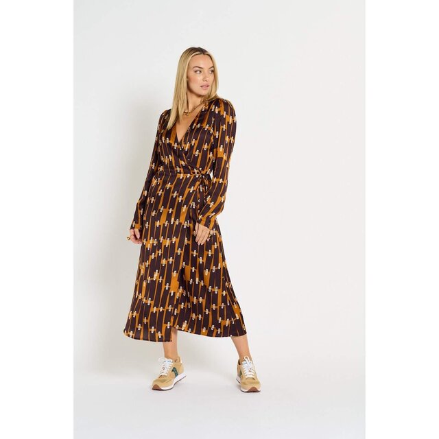 Pouff Wrap Dress - Omlott Klänning