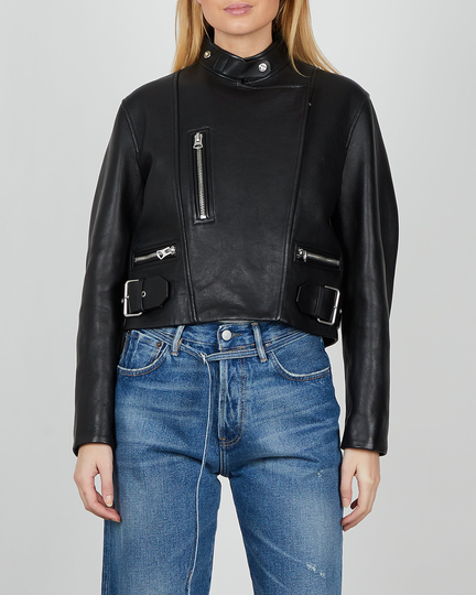 Acne Studios Skinnjacka Lovisa Svart 40