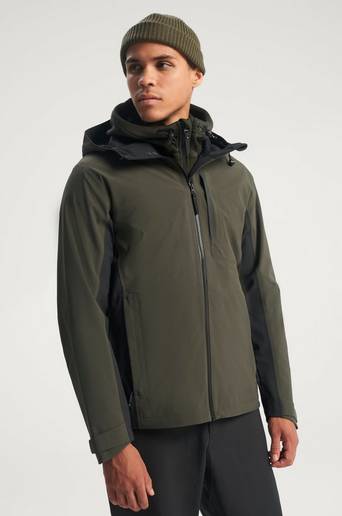 Studio Total Skaljacka 3-Layer Shell Jacket Grön