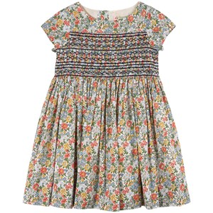 Bonpoint All Over Print Smocked Duchess Dress 6 år