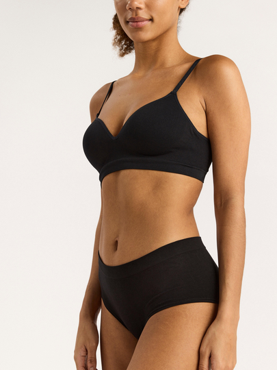 Seamless regular waist trosa