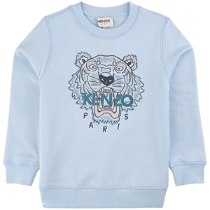 Kenzo Tiger Logo Tröja Ljusblå 4 år