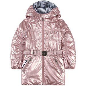 Poivre Blanc Metallic Vadderad Jacka Grå 2 år