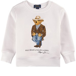 Ralph Lauren Bear Tröja Vit 2 år