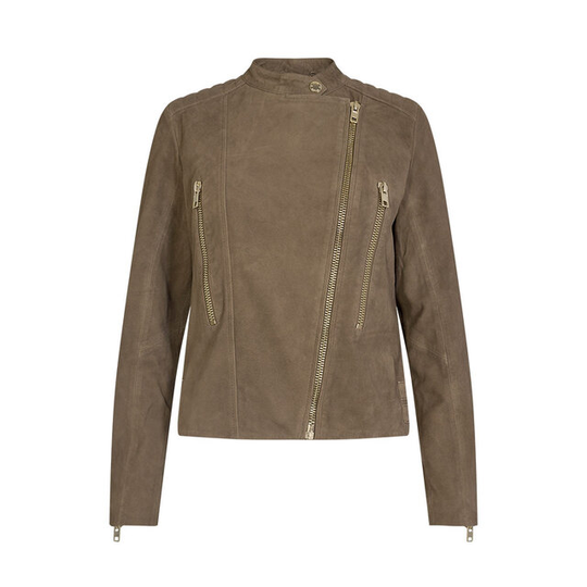 Gehlea Suede Biker Leather Jacket