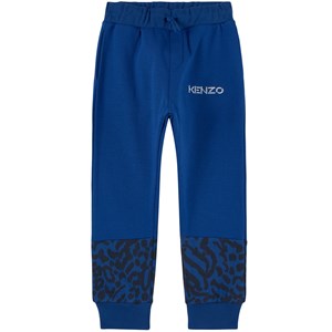 Kenzo Leopard Mjukisbyxor Blå 3 år