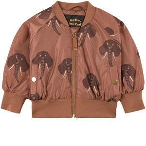 Mini Rodini Elephants Jacka Brun 80/86 cm