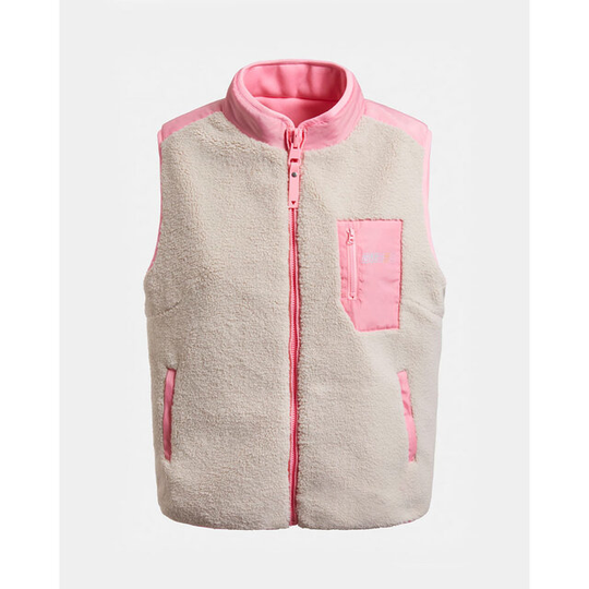 Audrey Zipped Vest Fleece Jacket Without Hood