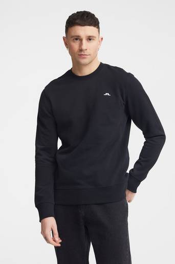 J.Lindeberg Sweatshirt Cal Crew Neck Sweat Svart