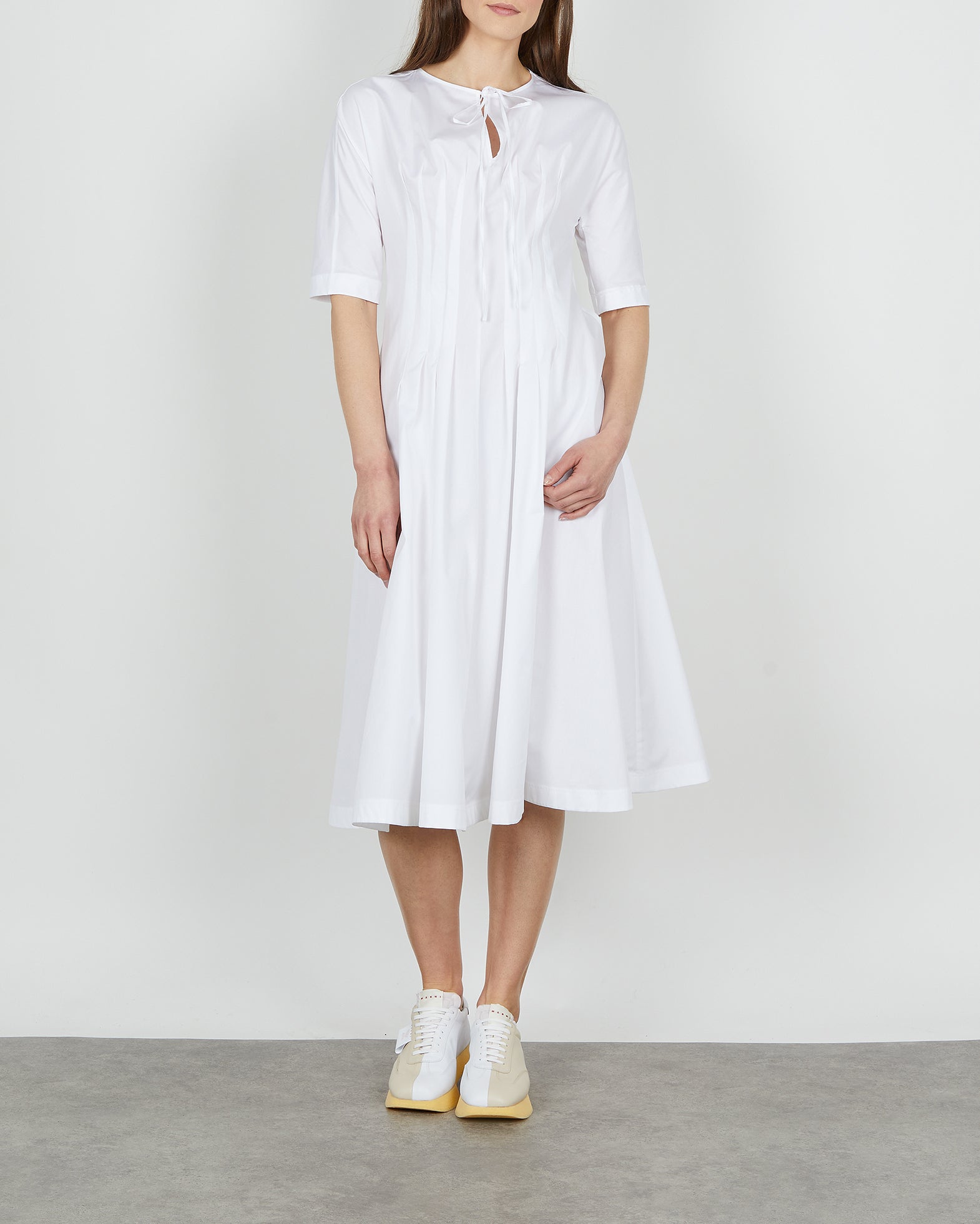 Marni Klänning M/S IT 38 (EUR 34) Vit 020
