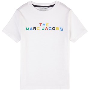 The Marc Jacobs Multicolor Logo T-shirt Vit 2 år