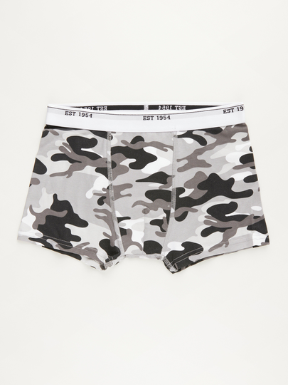 Boxershorts med kamouflagemönster