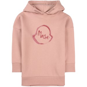 Moncler Logo Mjukis-klänning Rosa 4 år