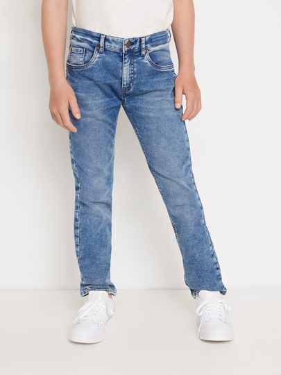 STURE Jeans i trikå med rakt ben och normalhög midja