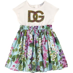 Dolce & Gabbana Floral Klänning Grön 3 år