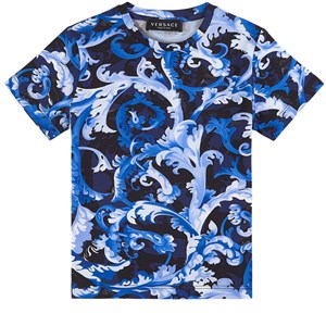 Versace Baroccoflage T-shirt Blå 6 år