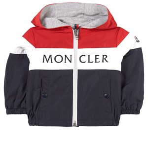 Moncler Colorblock Logo Vindjacka Marinblå 6-9 mån
