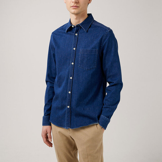 Ike Slim Fit Denim Shirt