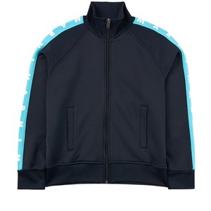 Marni Navy Branded Zip Up Sweatshirt 8 år