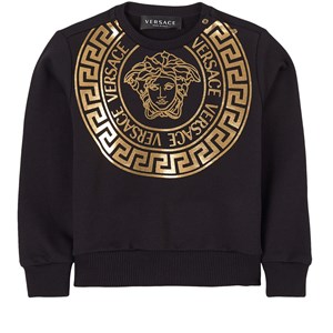 Versace Gold Medusa Tröja Svart 24 mån