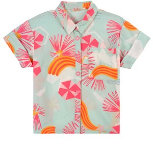 Billieblush Tropical Print Topp Grön 2 år