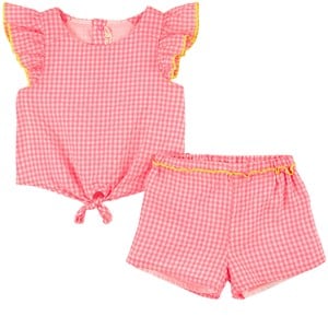 Billieblush T-shirt Och Shorts Set Rosa 3 mån