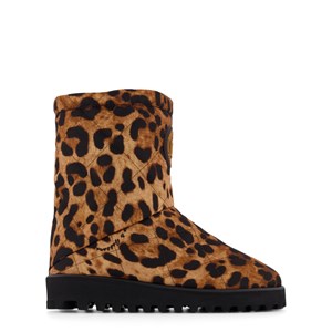 Dolce & Gabbana Leopard Print Stövel Brun 30 (UK 11.5)