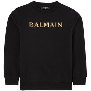 Balmain Golden Logo Sweatshirt Svart 6 år