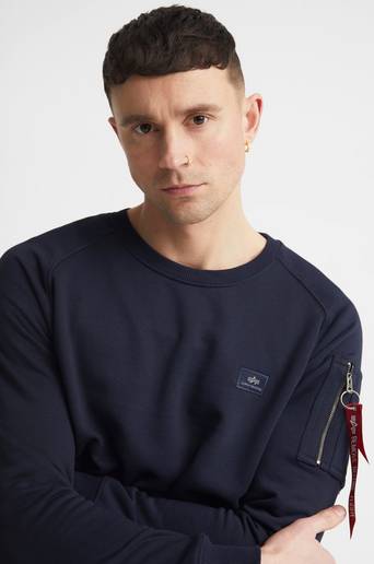 Alpha Industries Sweatshirt X-Fit Sweat Blå