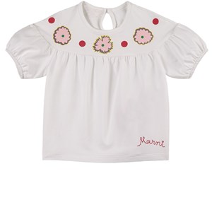 Marni White Embroidered Shirt 18 mån