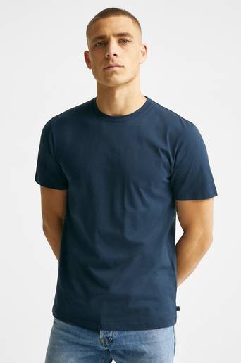 J.Lindeberg T-Shirt Sid Basic T-Shirt Blå