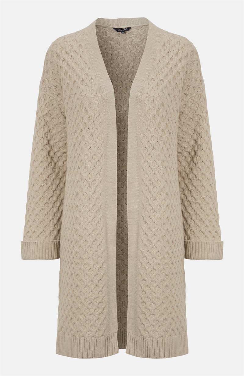 Mönsterstickad cardigan Cia