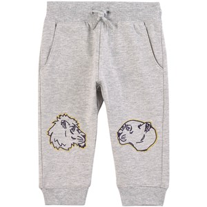 Kenzo Tiger Knee Patch Mjukisbyxor Grå 12 mån